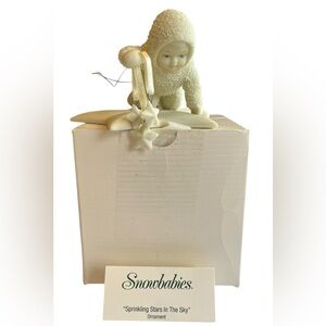 Vintage retired Snowbabies ornament “Sprinkling Stars In The Sky”